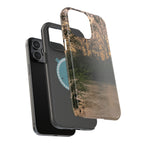 Nature River Sunset Phone Case — Magnetic Impact‑Resistant
