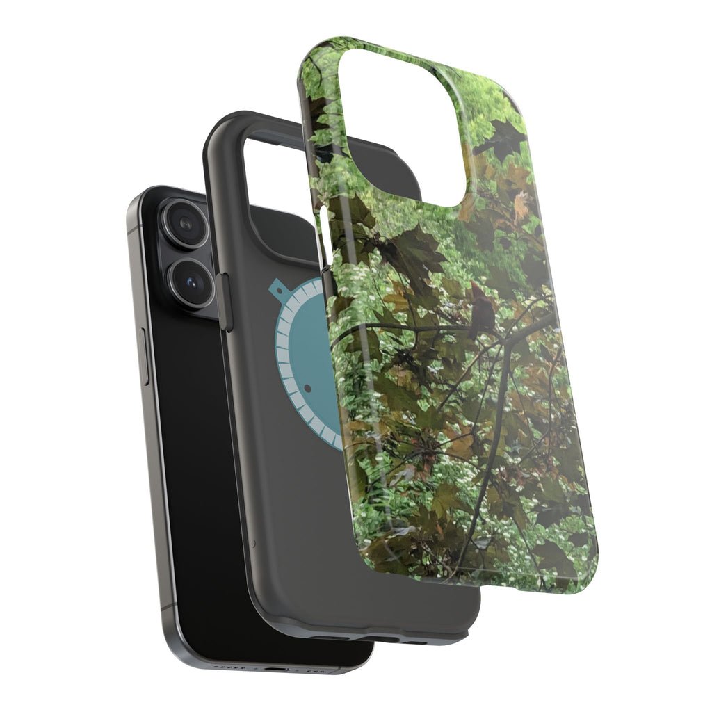 Camo Woodland Phone Case — Magnetic Impact‑Resistant iPhone Cover