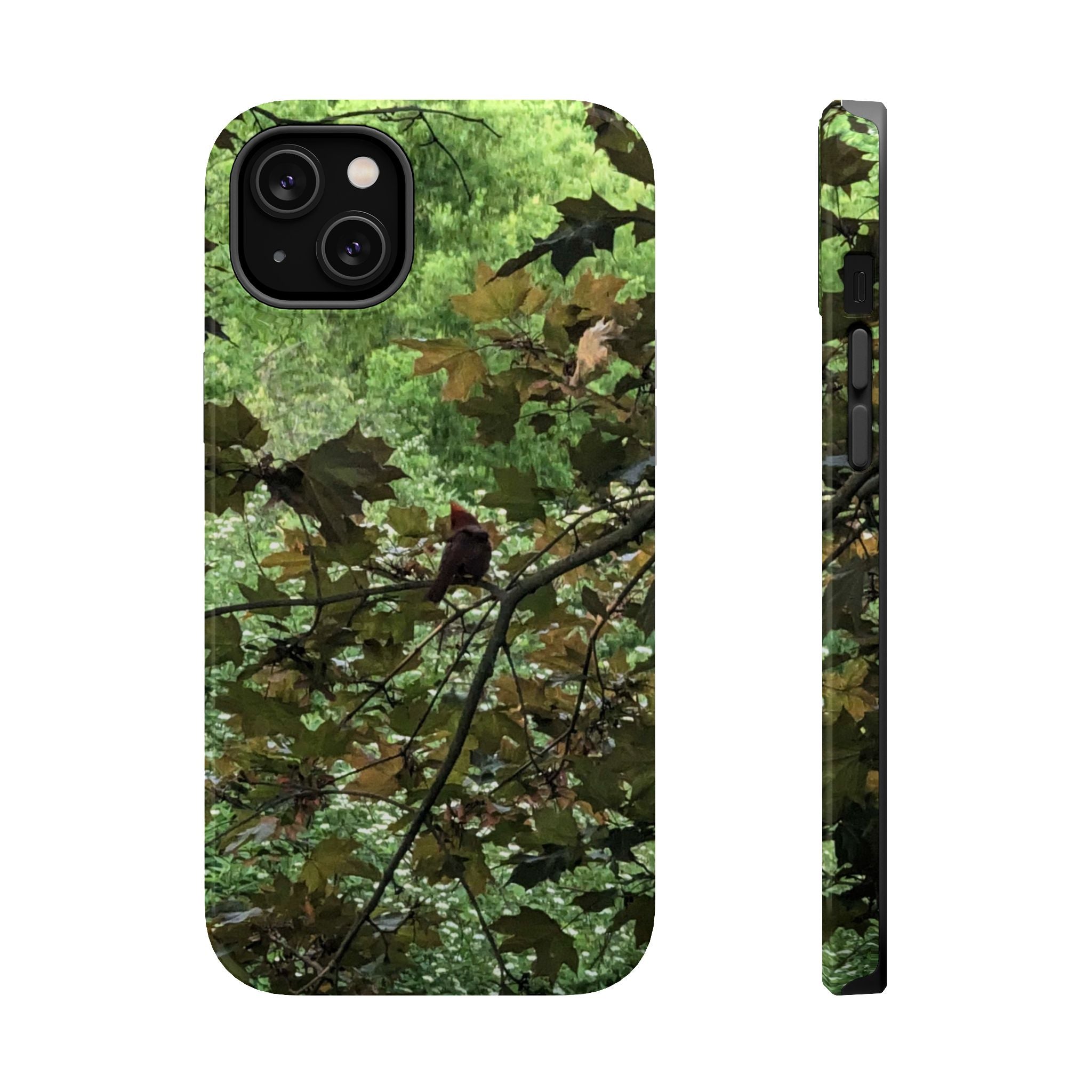 Camo Woodland Phone Case — Magnetic Impact‑Resistant iPhone Cover