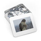 Hawk Photography Jigsaw Puzzle with Tin – Wildlife Puzzle