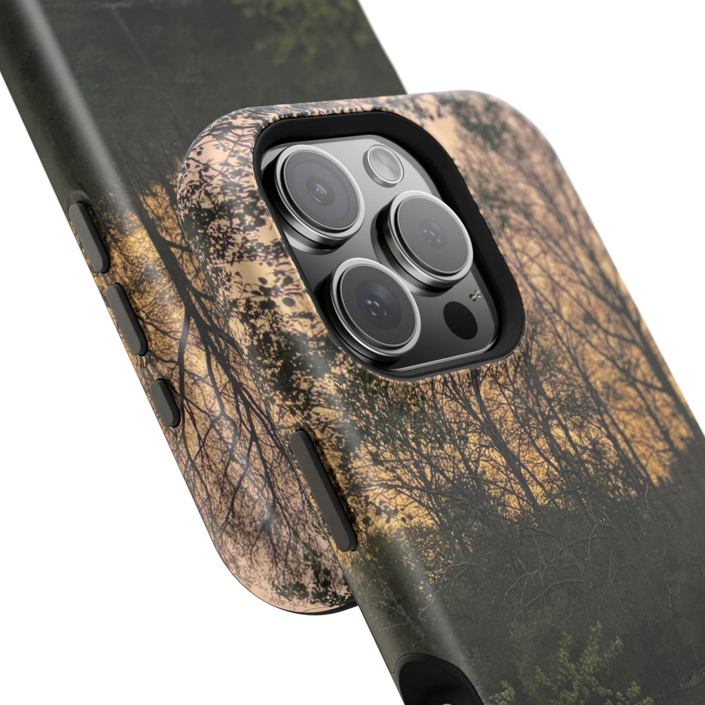Nature River Sunset Phone Case — Magnetic Impact‑Resistant