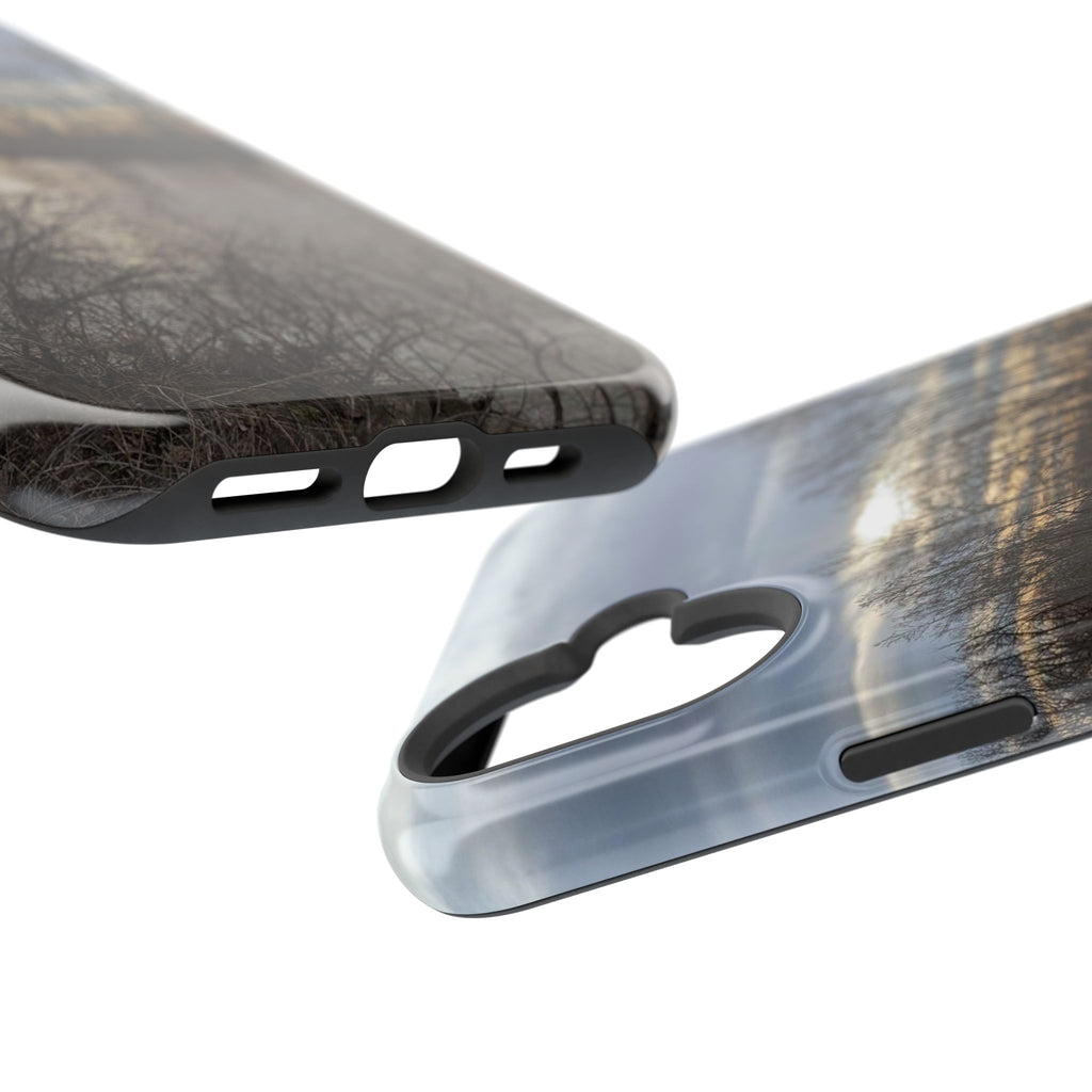 Phone Case — Moody Winter River Landscape Magnetic Impact-Resistant Case