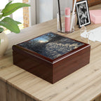 Winter Sun Snow Path Jewelry Box