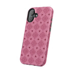 Pink Vintage Hearts Magnetic Impact-Resistant Phone Case