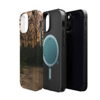 Nature River Sunset Phone Case — Magnetic Impact‑Resistant