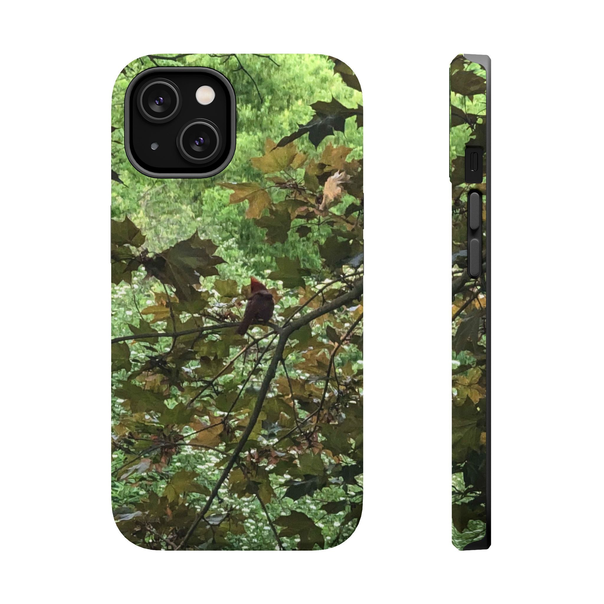 Camo Woodland Phone Case — Magnetic Impact‑Resistant iPhone Cover