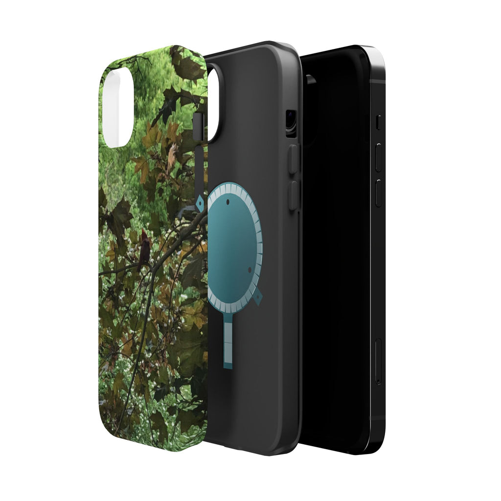 Camo Woodland Phone Case — Magnetic Impact‑Resistant iPhone Cover