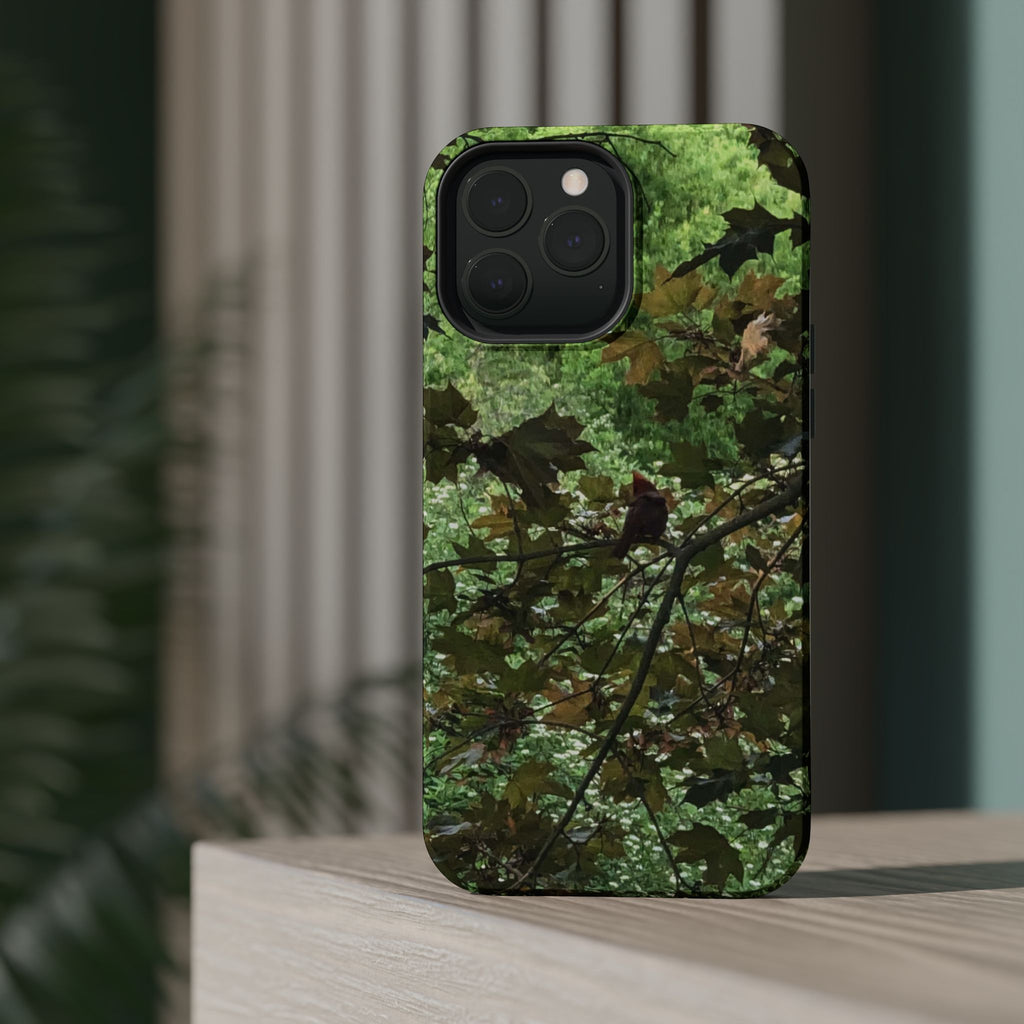 Camo Woodland Phone Case — Magnetic Impact‑Resistant iPhone Cover