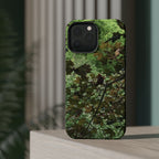 Camo Woodland Phone Case — Magnetic Impact‑Resistant iPhone Cover