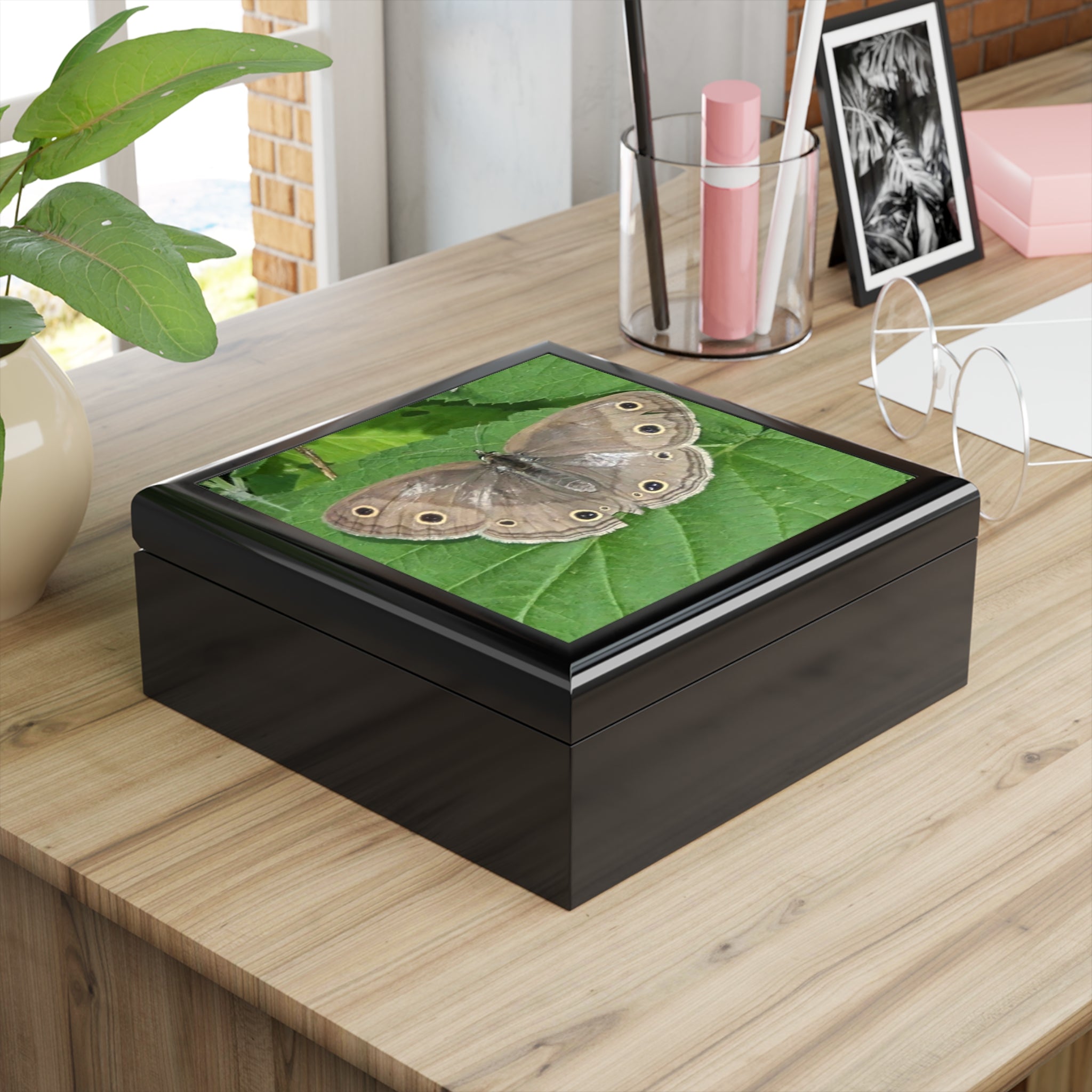 Butterfly Jewelry Box - Nature Photo Keepsake Box