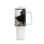 40oz Scenic Algonquin Provincial Park Lake Tumbler – Calm Sunset Reflection Travel Mug