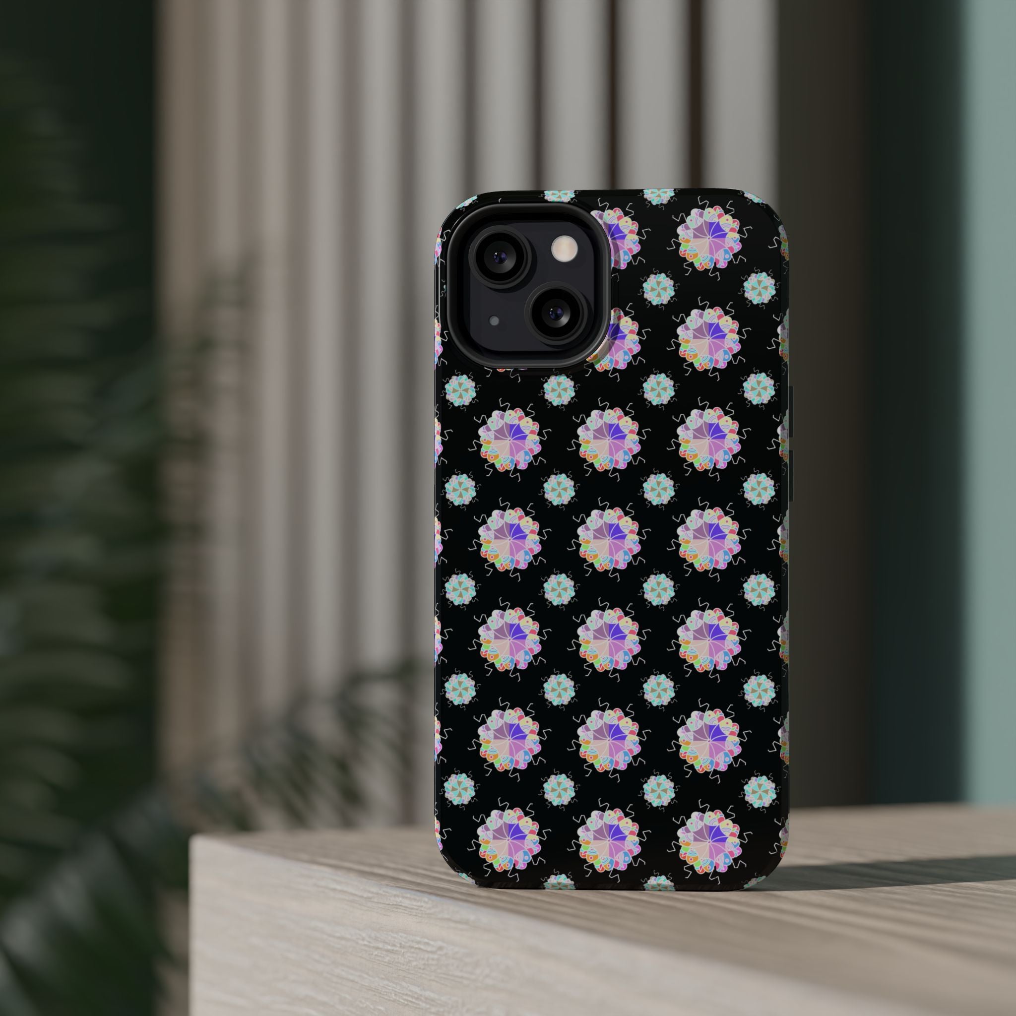 Floral Mosaic Magnetic Impact Phone Case