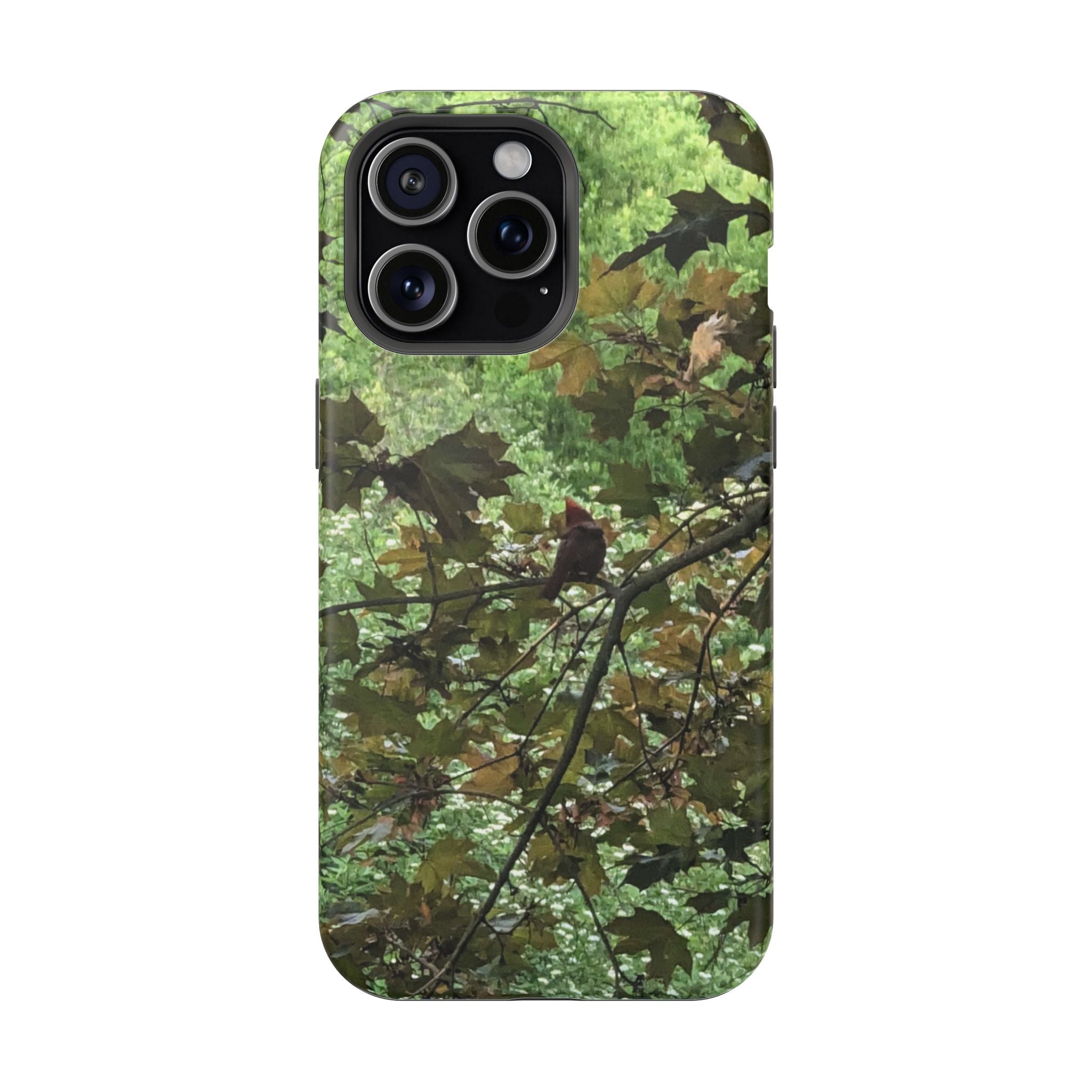 Camo Woodland Phone Case — Magnetic Impact‑Resistant iPhone Cover