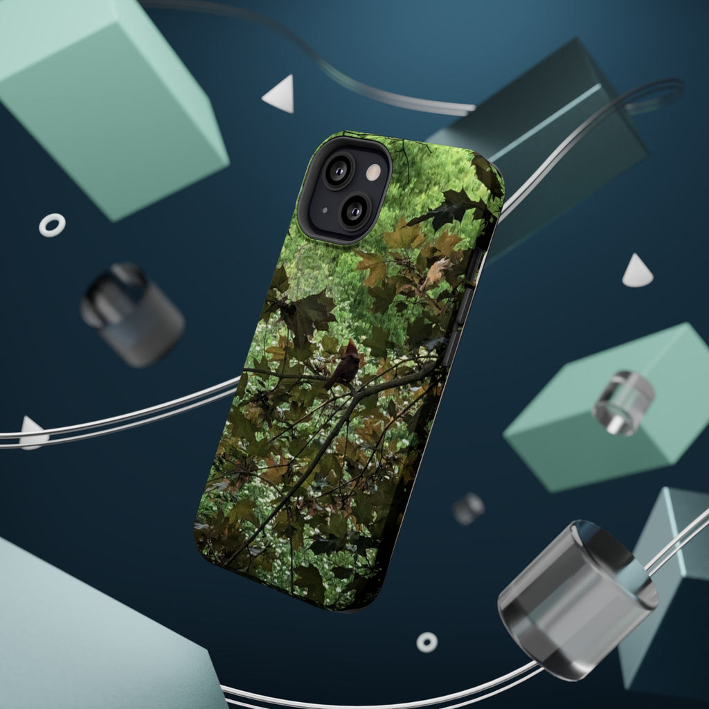 Camo Woodland Phone Case — Magnetic Impact‑Resistant iPhone Cover
