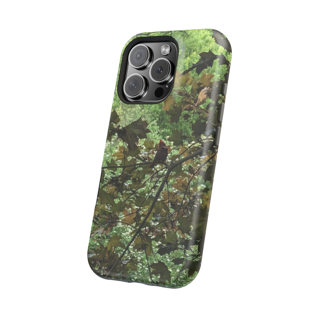 Camo Woodland Phone Case — Magnetic Impact‑Resistant iPhone Cover