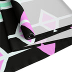 Geometric Pastel Diamond Table Runner