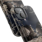 Winter Night Snow Road Magnetic Impact-Resistant Phone Case