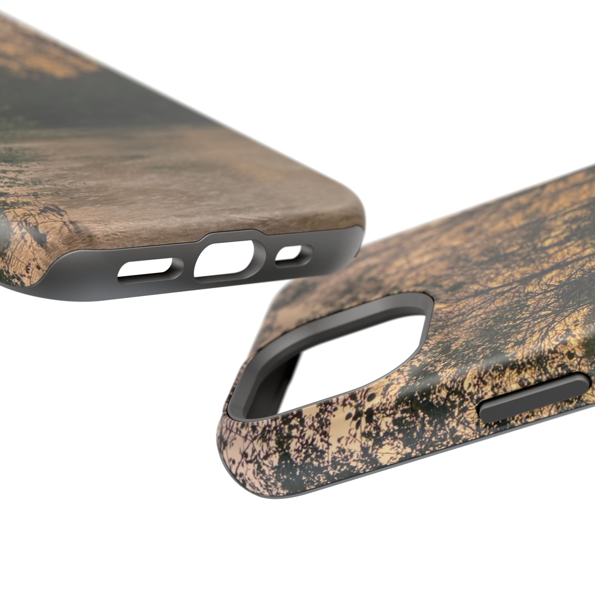 Nature River Sunset Phone Case — Magnetic Impact‑Resistant