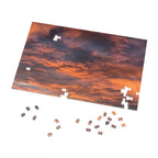 Sunset Sky Jigsaw Puzzle — Scenic Puzzle with Tin