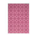 Pink Heart Pattern Glass Cutting Board — Decorative Kitchen Chopping Board