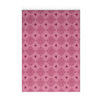 Pink Heart Pattern Glass Cutting Board — Decorative Kitchen Chopping Board