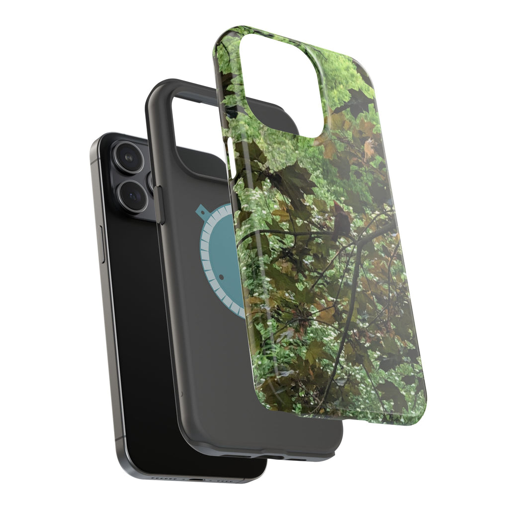 Camo Woodland Phone Case — Magnetic Impact‑Resistant iPhone Cover
