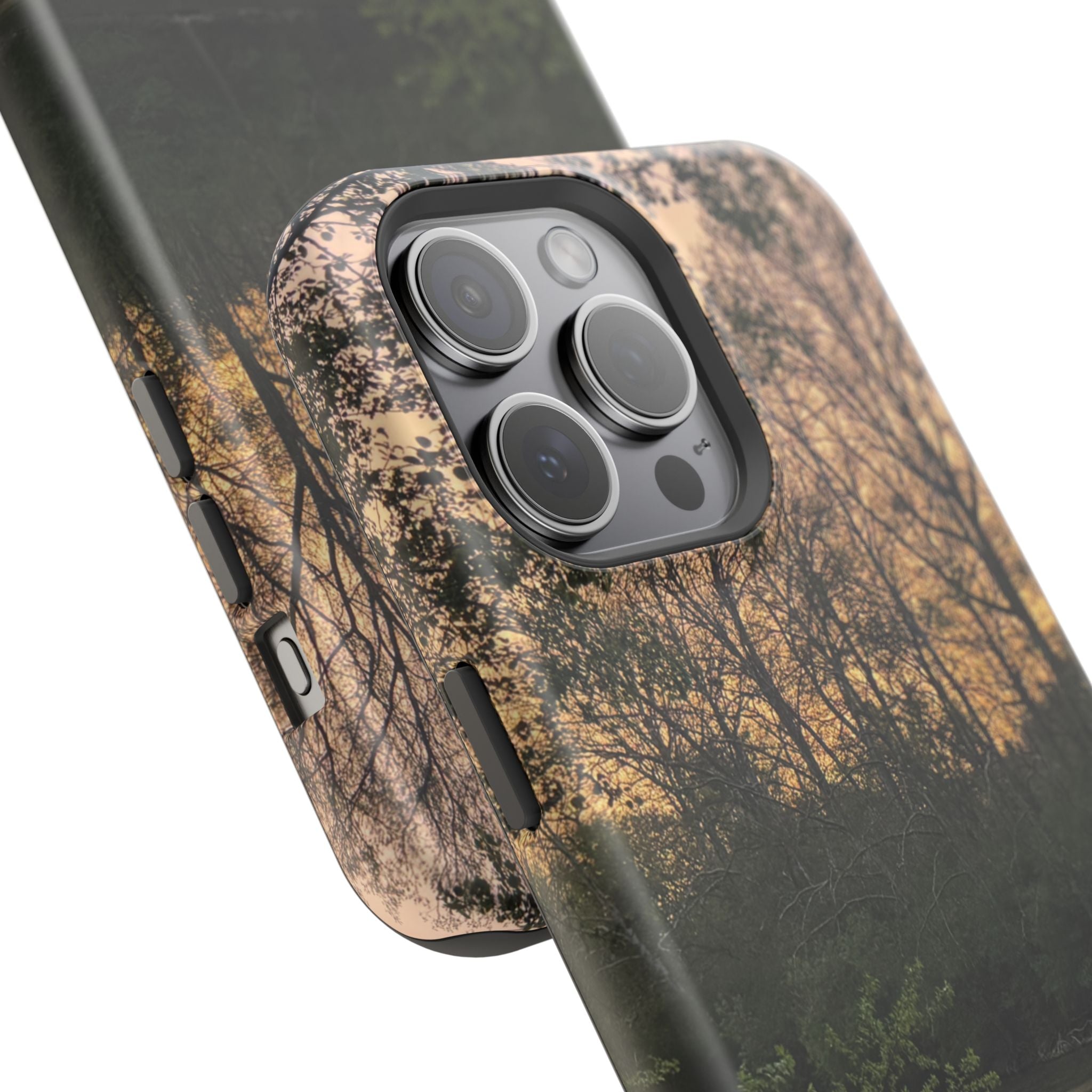 Nature River Sunset Phone Case — Magnetic Impact‑Resistant