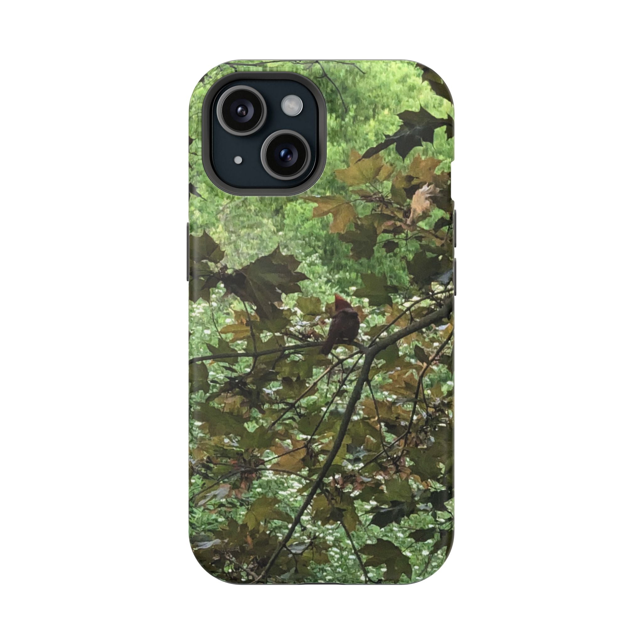Camo Woodland Phone Case — Magnetic Impact‑Resistant iPhone Cover