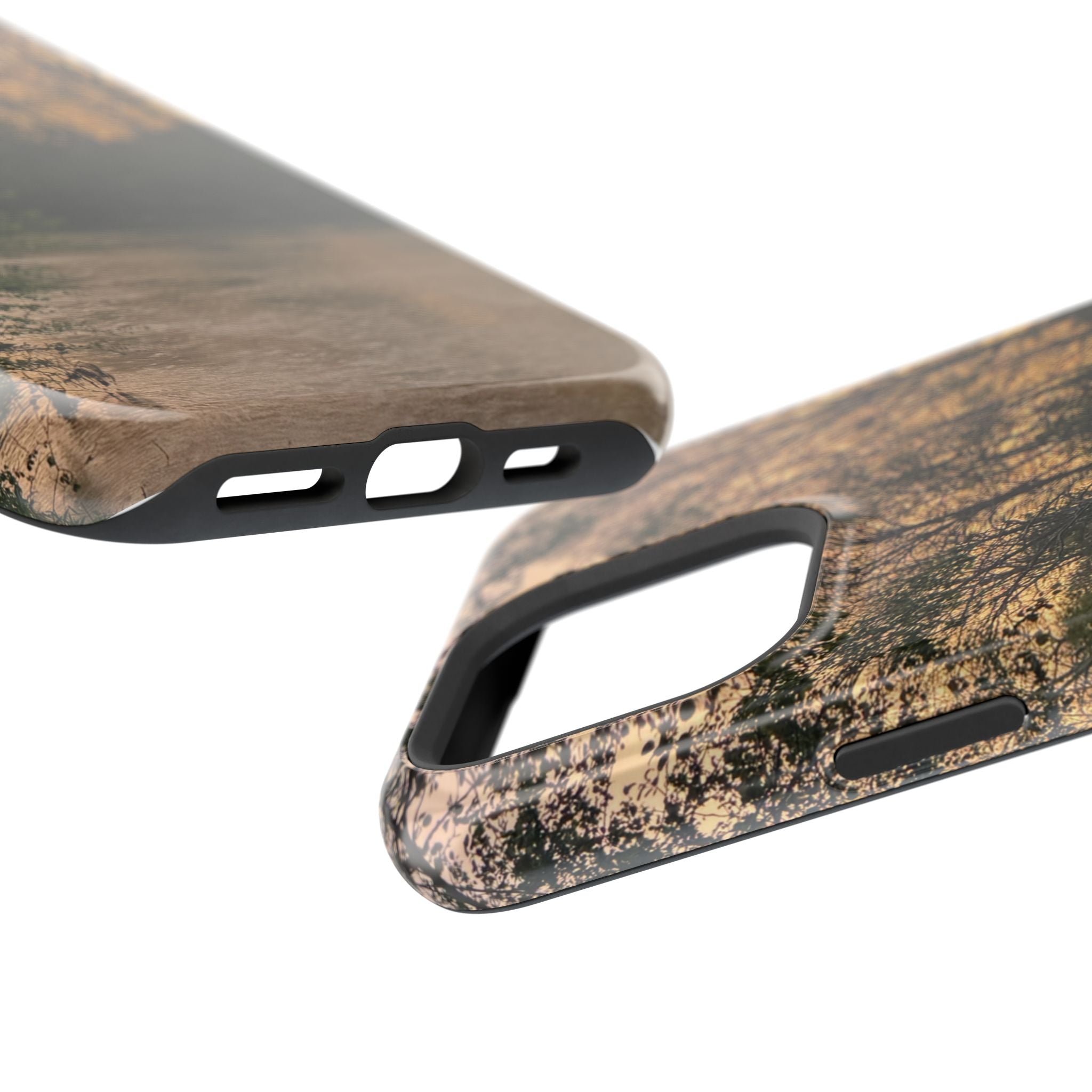 Nature River Sunset Phone Case — Magnetic Impact‑Resistant
