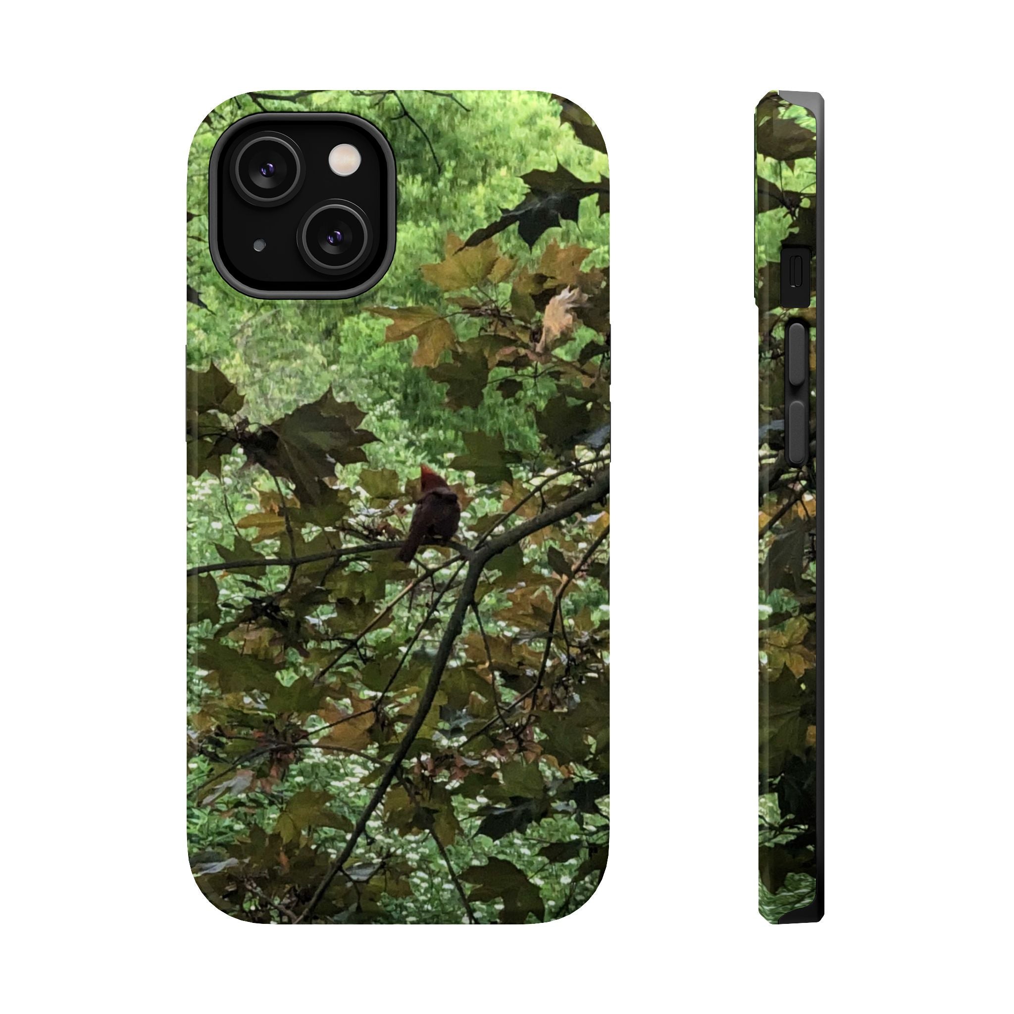 Camo Woodland Phone Case — Magnetic Impact‑Resistant iPhone Cover