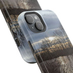 Phone Case — Moody Winter River Landscape Magnetic Impact-Resistant Case