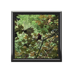 Woodland Leaves Jewelry Box — Nature Photo Keepsake Box