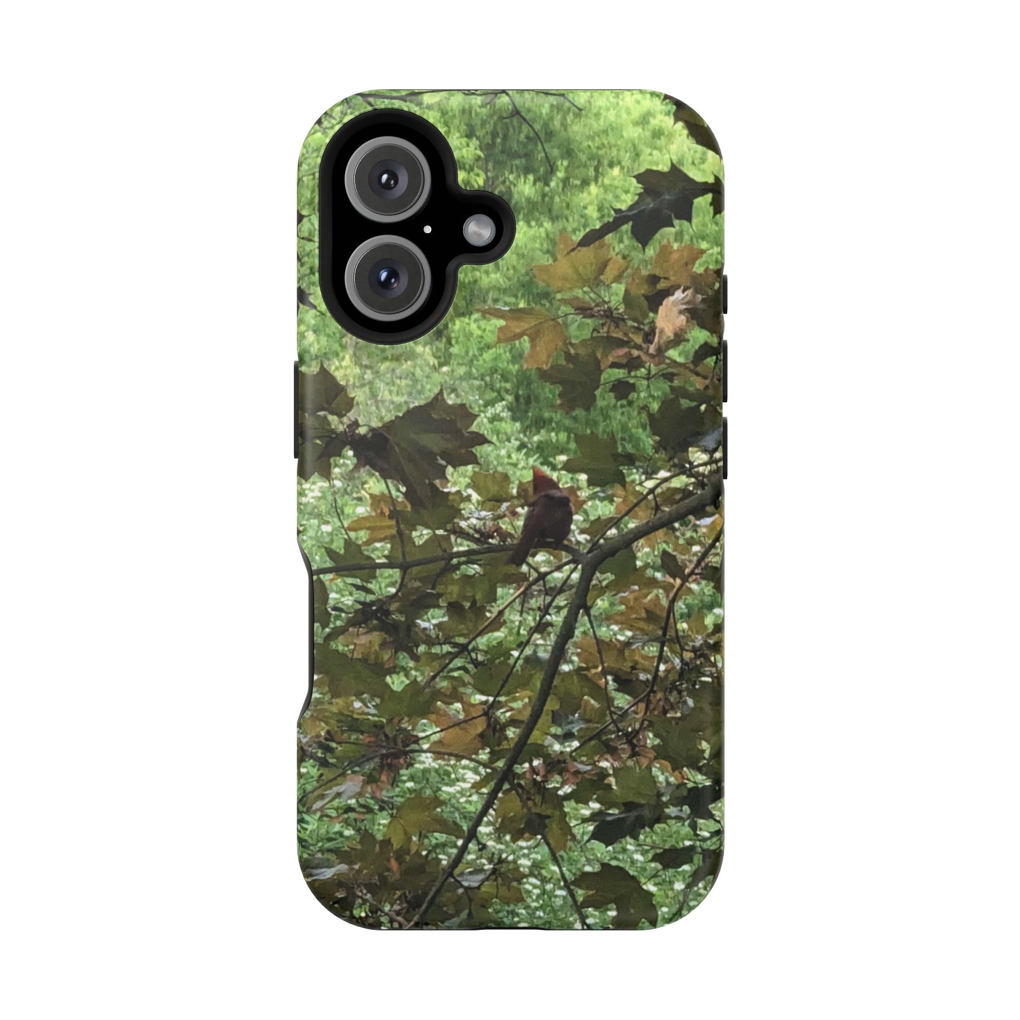 Camo Woodland Phone Case — Magnetic Impact‑Resistant iPhone Cover