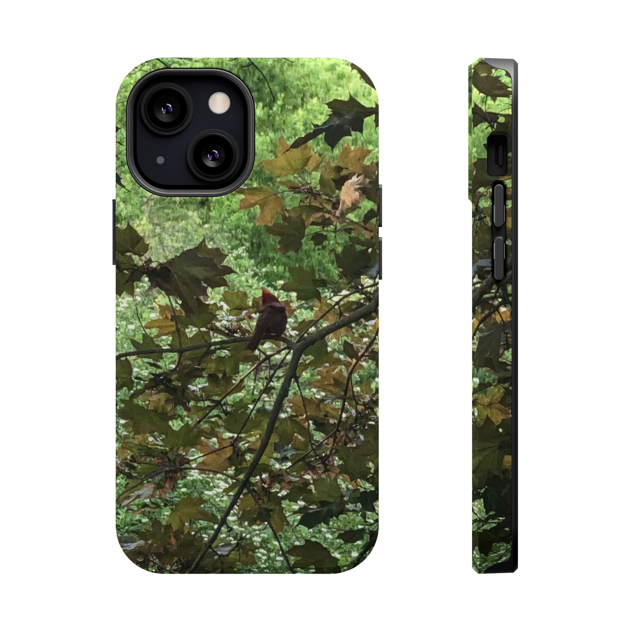 Camo Woodland Phone Case — Magnetic Impact‑Resistant iPhone Cover