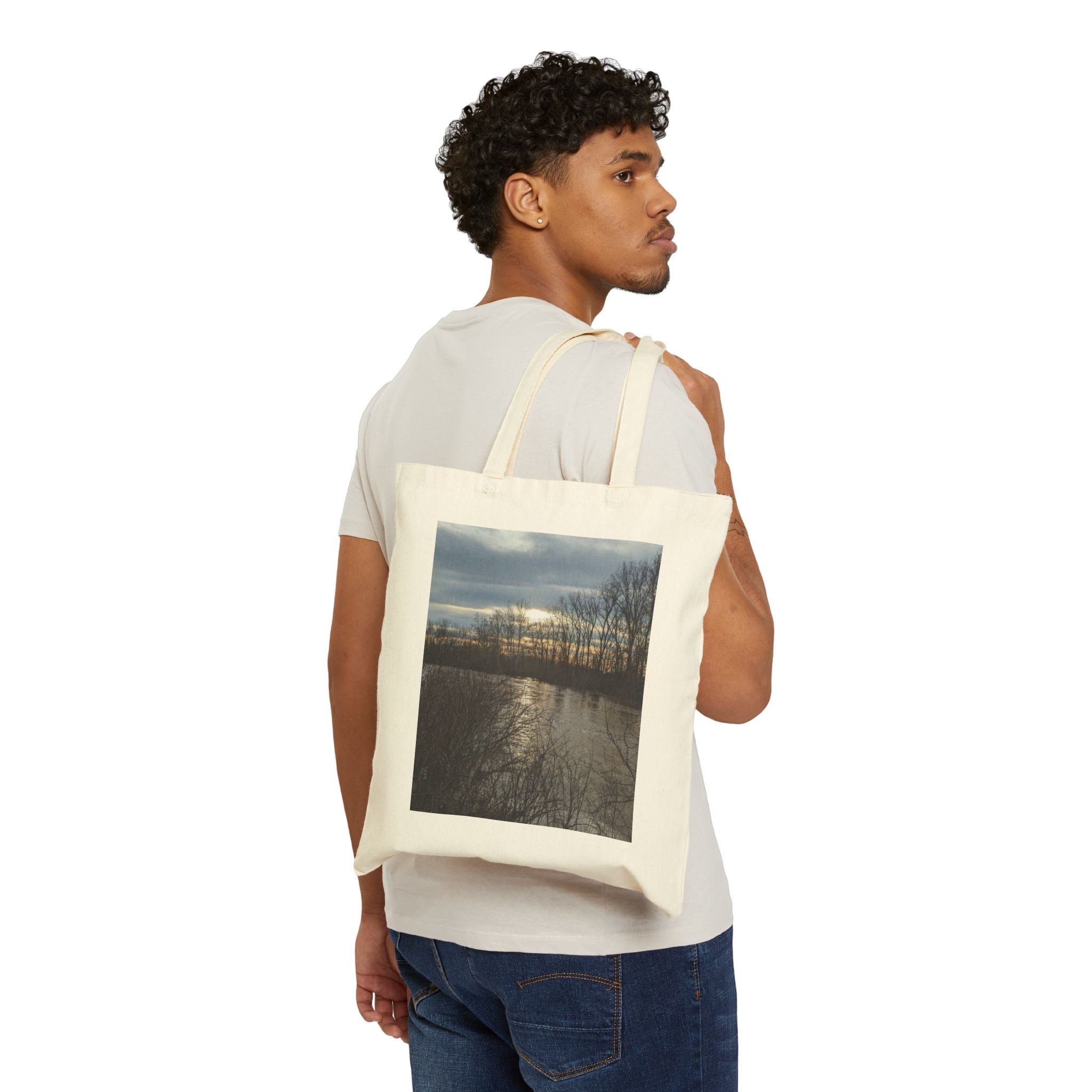 The Two-Sided Cotton Canvas Tote Bag