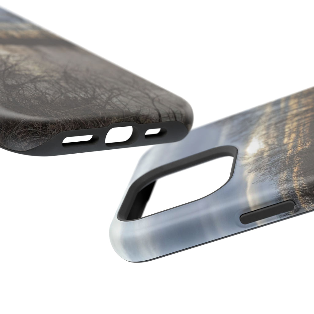 Phone Case — Moody Winter River Landscape Magnetic Impact-Resistant Case