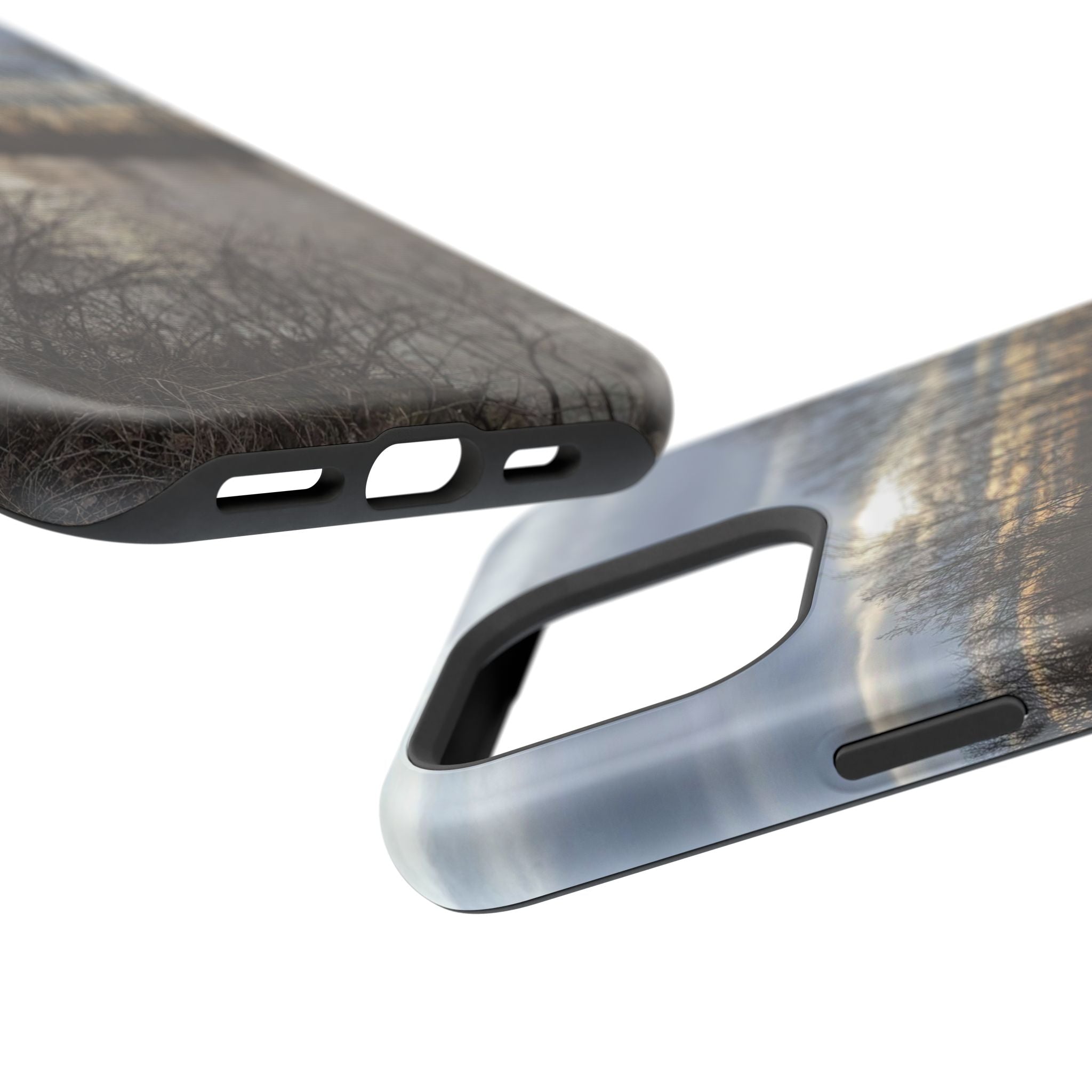 Phone Case — Moody Winter River Landscape Magnetic Impact-Resistant Case