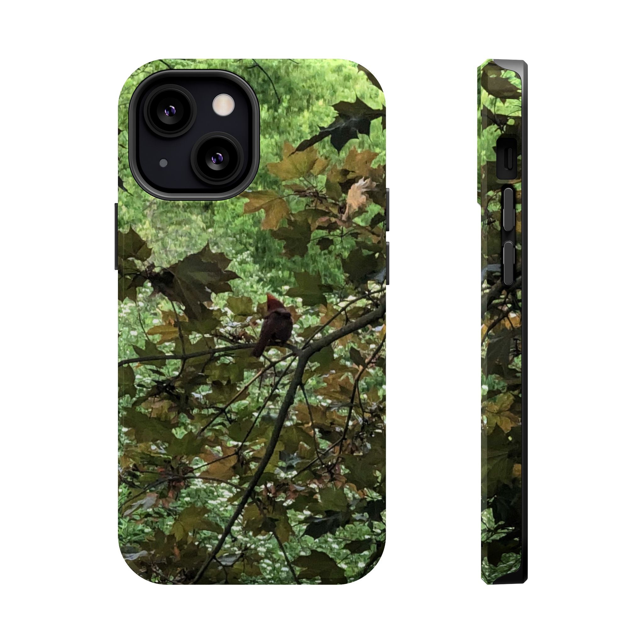 Camo Woodland Phone Case — Magnetic Impact‑Resistant iPhone Cover