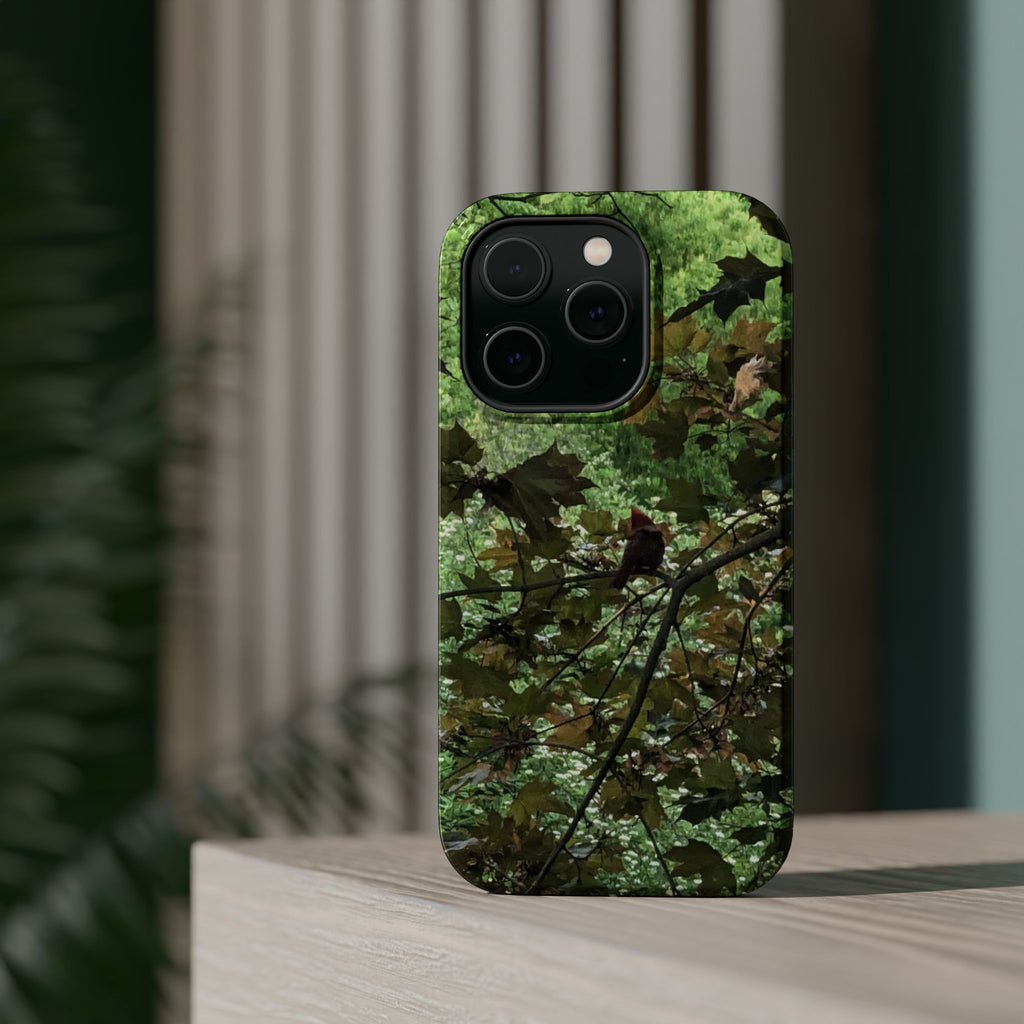 Camo Woodland Phone Case — Magnetic Impact‑Resistant iPhone Cover