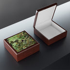 Woodland Leaves Jewelry Box — Nature Photo Keepsake Box