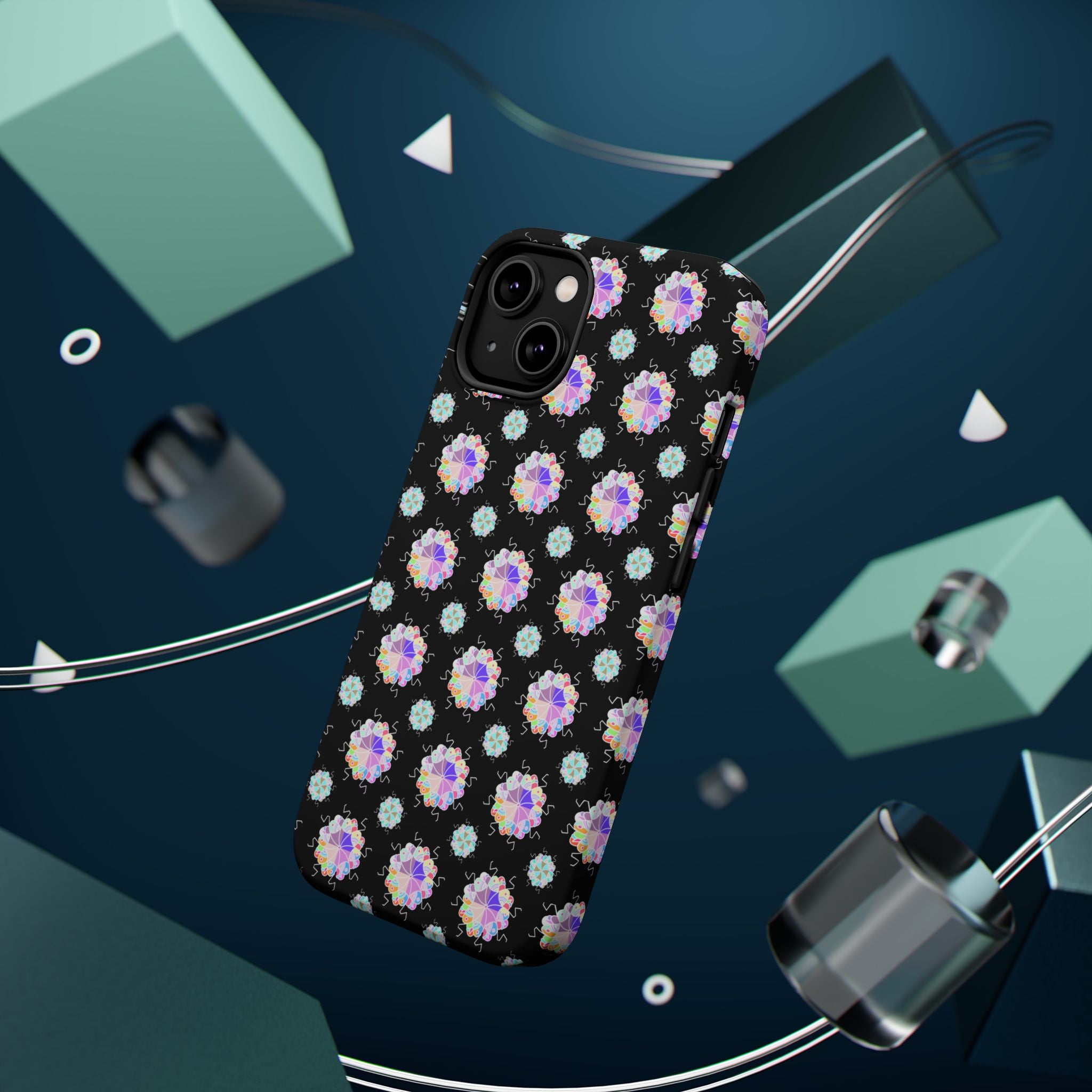 Floral Mosaic Magnetic Impact Phone Case