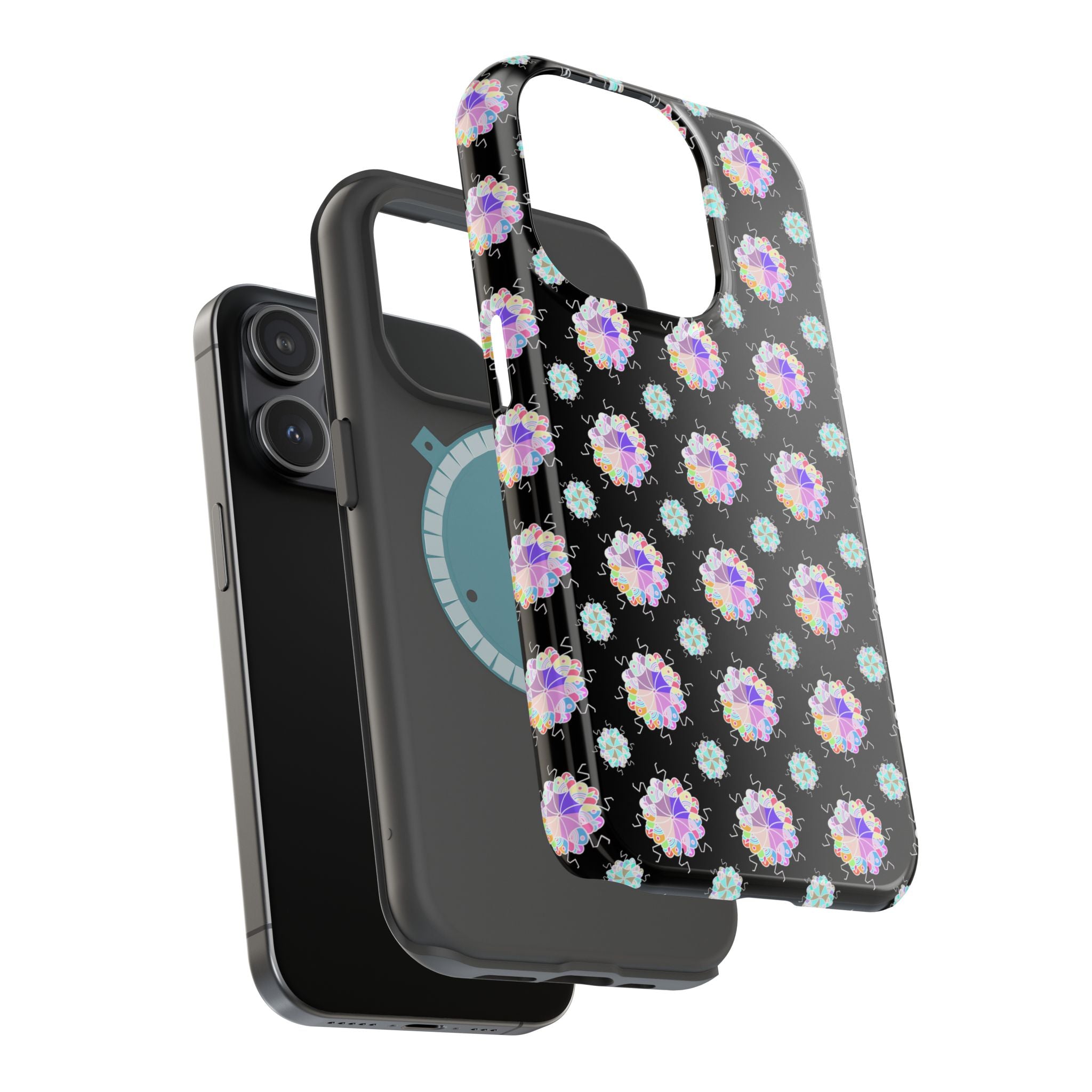 Floral Mosaic Magnetic Impact Phone Case