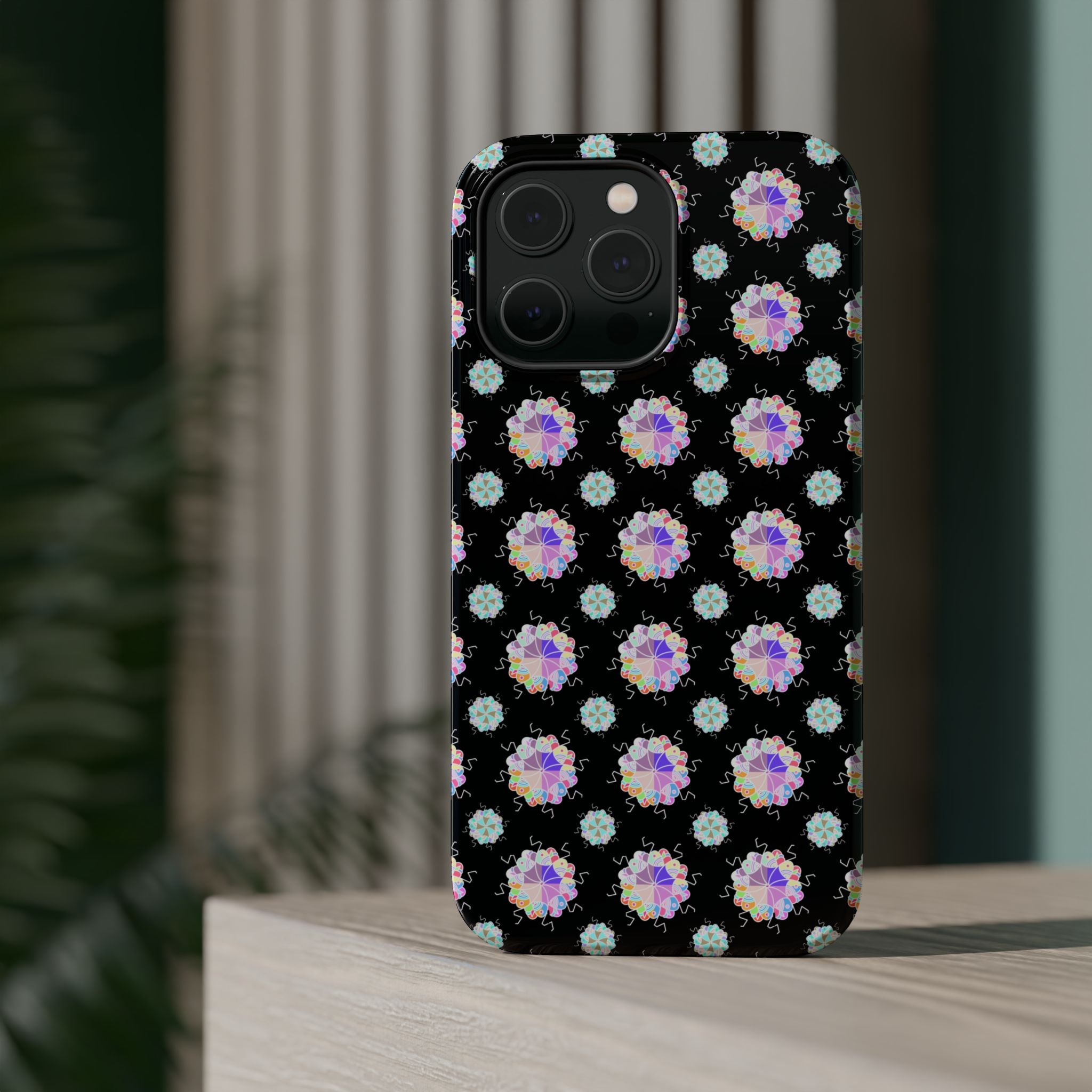 Floral Mosaic Magnetic Impact Phone Case