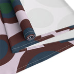 Retro Polka Dot Table Runner — Midcentury Circles Cotton-Poly Dining Accent