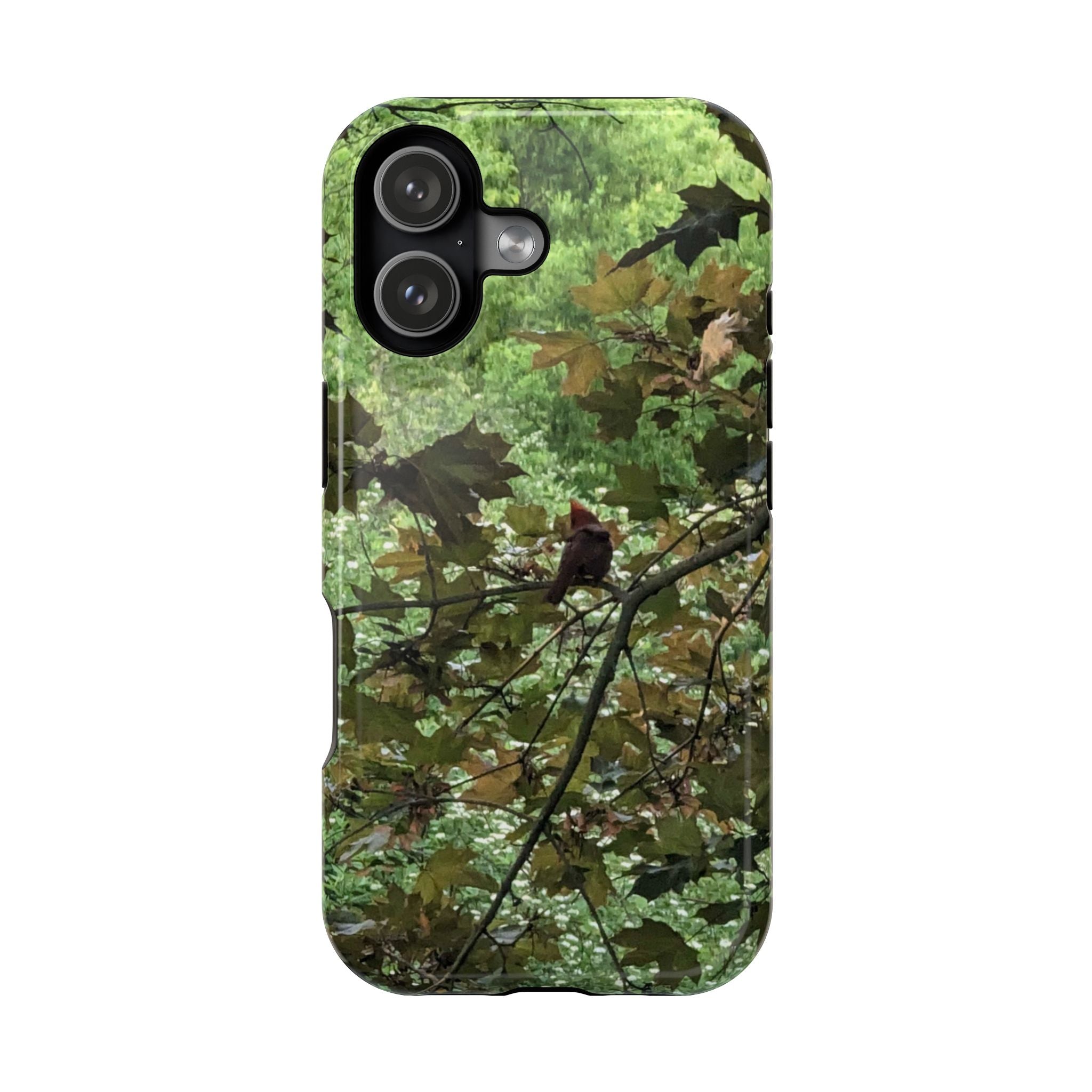Camo Woodland Phone Case — Magnetic Impact‑Resistant iPhone Cover