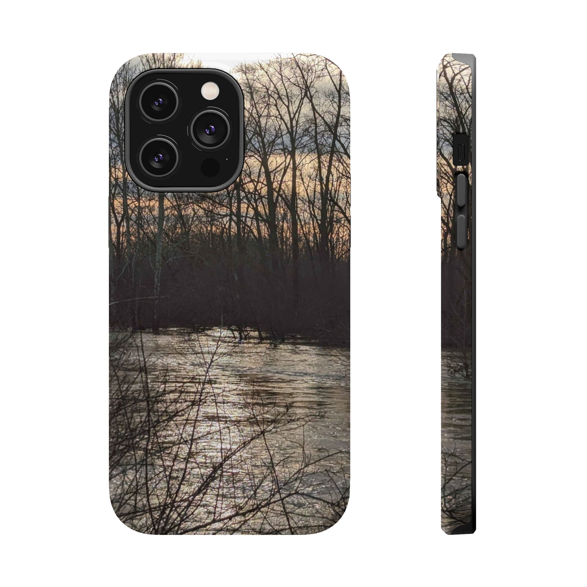 Phone Case — River Sunset Wilderness Magnetic Impact-Resistant Case
