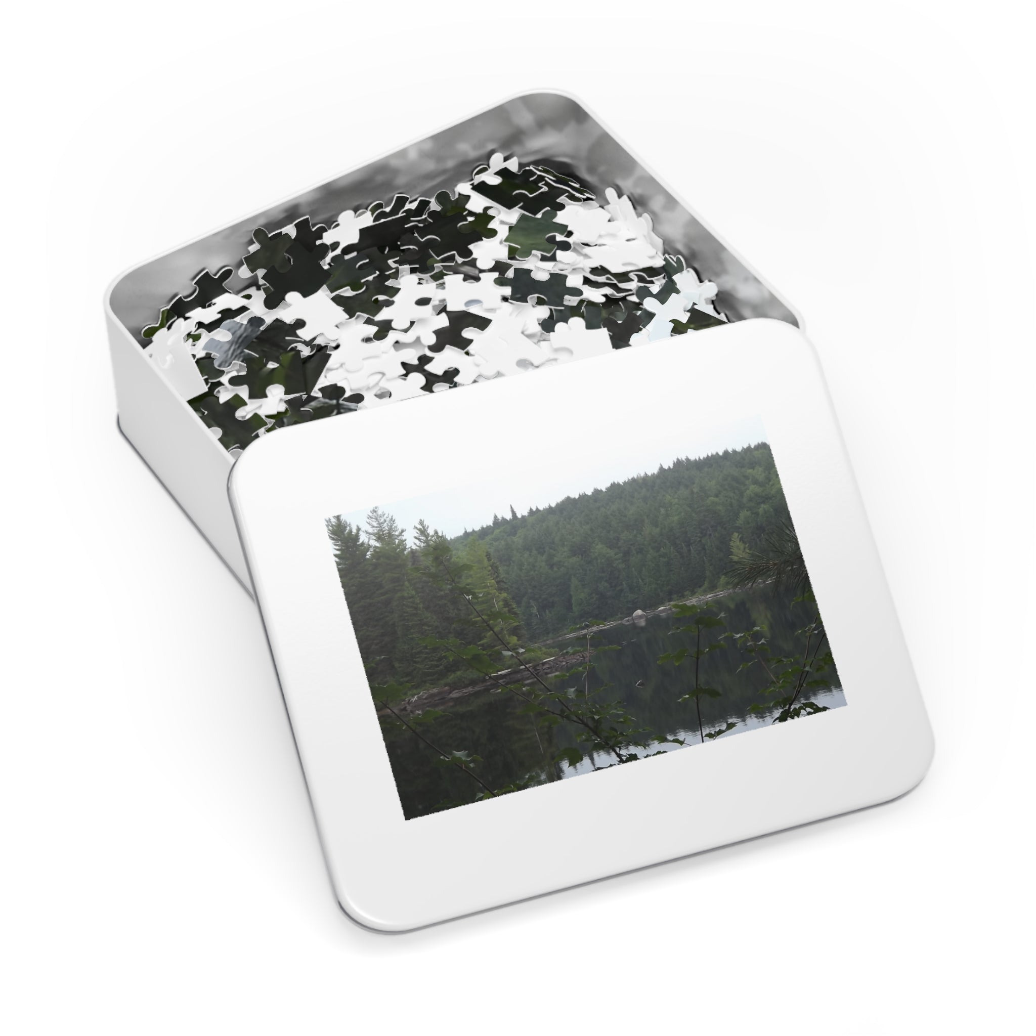 Lake Forest Landscape Jigsaw Puzzle