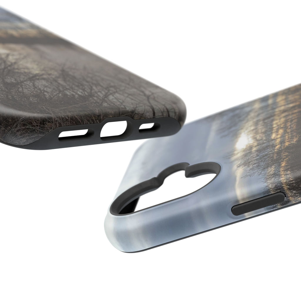 Phone Case — Moody Winter River Landscape Magnetic Impact-Resistant Case