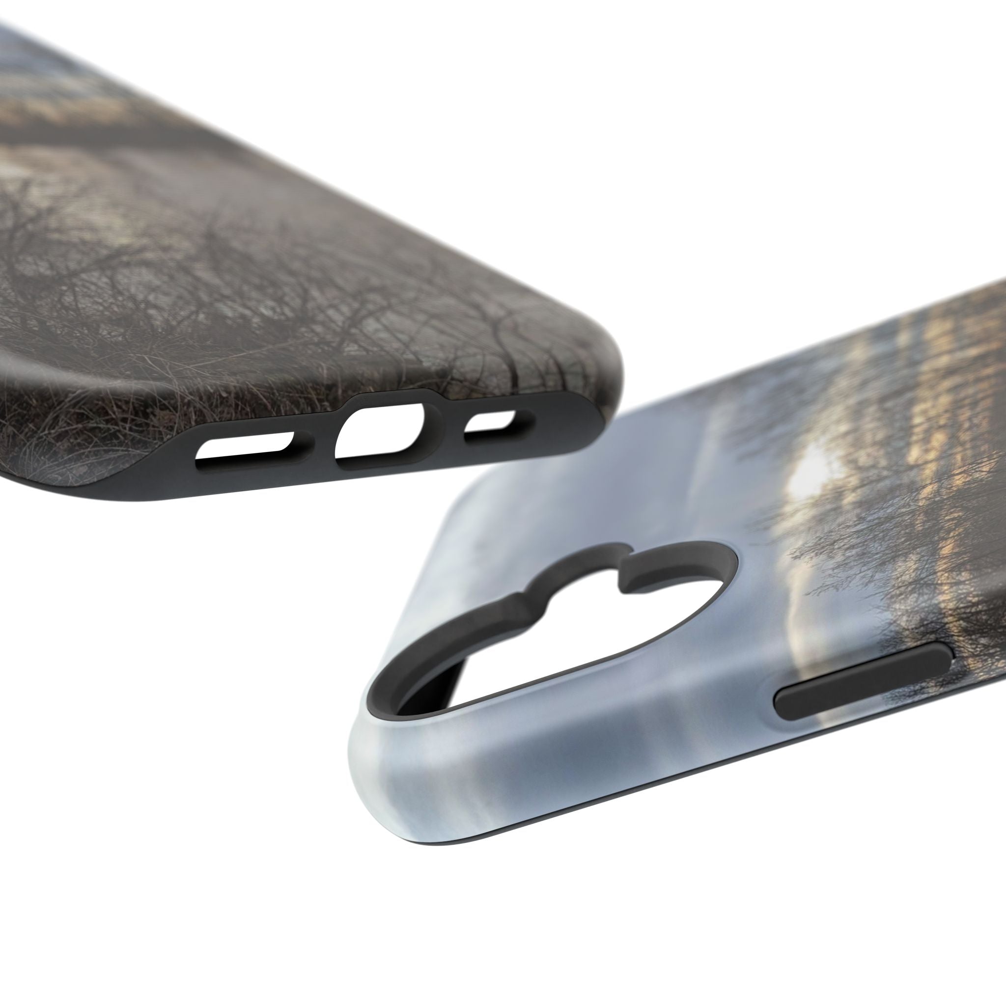 Phone Case — Moody Winter River Landscape Magnetic Impact-Resistant Case