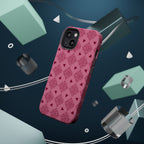 Pink Vintage Hearts Magnetic Impact-Resistant Phone Case